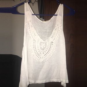 White crop top
